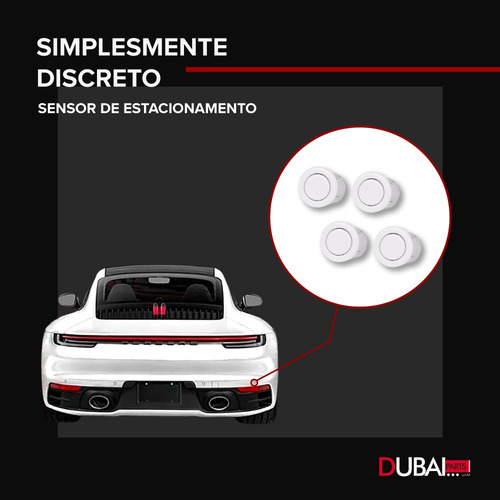 Sensor De Ré Estacionamento Branco Volkswagen Spacefox 2015