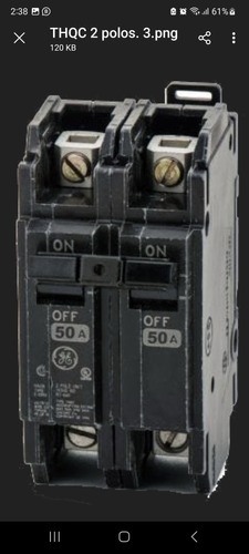 Breaker General Electric Superficial 2x20 Hasta 2x60