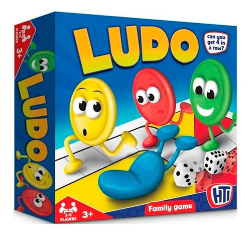 Juego De Mesa Ludo Game Hti Multicolor