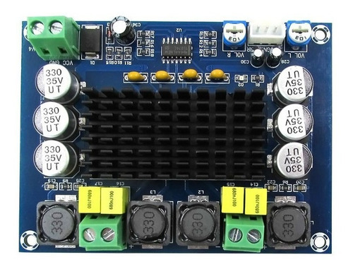 Imagen 2 de 8 de Modulo Amplificador De Audio Estereo 2 X 100w Clase D Tpa3116d2