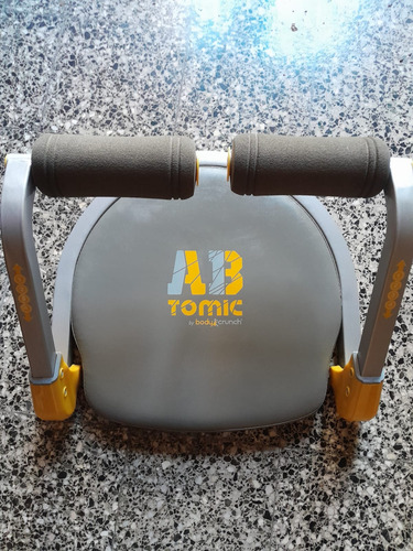 Ab Tomic - Ejercitador Abdominal Llame Ya Gris Y Amarillo (Usado)