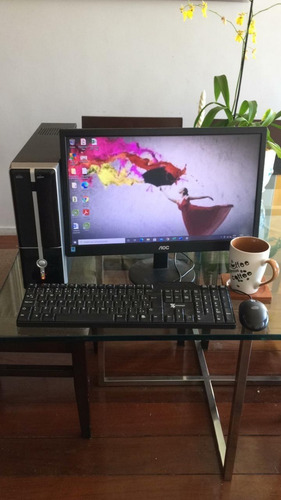 Imagem 1 de 3 de Computador Completo (hd + Monitor + Mouse + Teclado)