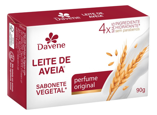 Kit C/24 Sabonete Davene Leite De Aveia Classic 90gr