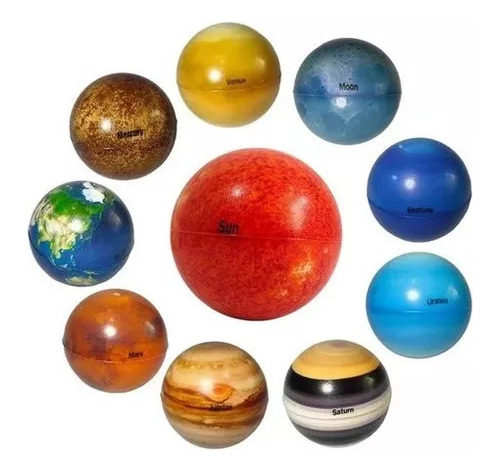 Pelota Blanda De Esponja Sólida Eight Planets