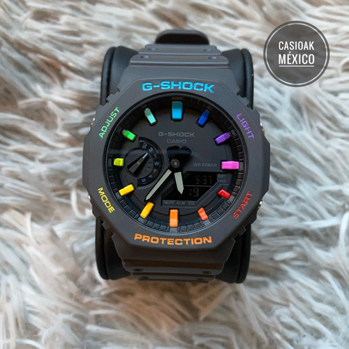 Reloj Casio G-shock Casioak Gray Rainbow