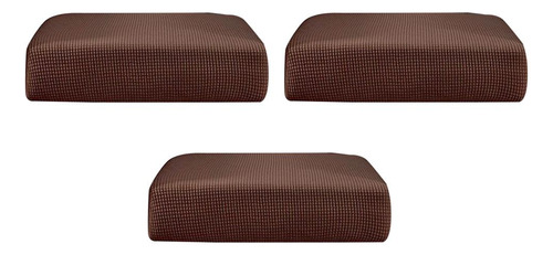 3 Piezas De Sofá Elástico Asiento Futón Banco Cojín