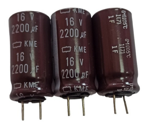 Capacitor - Condensador 2200uf 16v (pack 3 Unidades)