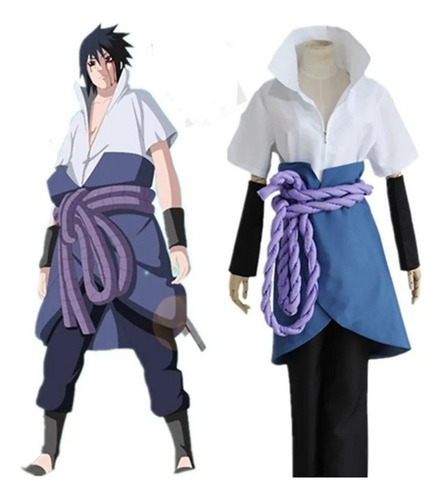 Disfraz De Cosplay De Anime Sasuke Uchiha Ninja Naruto