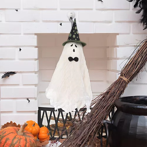 Decoraciones De Halloween Con Forma De Bruja Blanca 2024