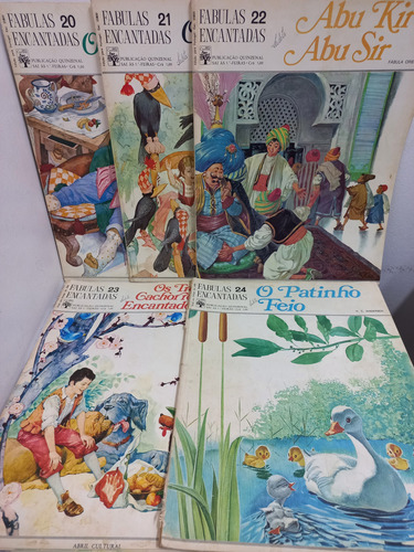 Lote Com 21 Livros Da Coleção Fabulas Encantadas Editora Abril Cultural . Raro! Leia Toda A Descrição (Usado)