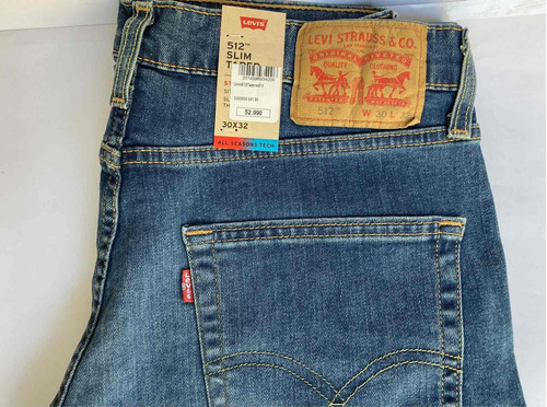 Jeans Levis 512 Slim All Season Tech W30 L32 40 | Cuotas sin interés