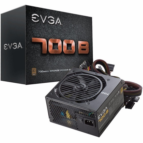 Fuente De Poder Evga 700w 700b 100-b1-0700-k1 80+ Bronce