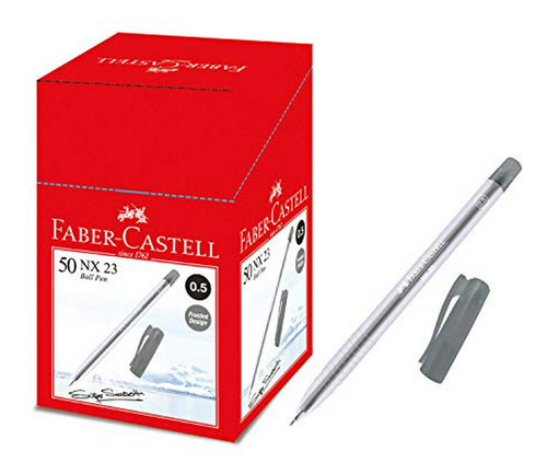Esfero - Faber-castell Nx 23 Ball Pen Box Of 50 (0.5mm, Blac