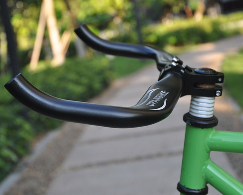 Upanbike Bullhorn - Manubrio Fijo Para Bicicleta Fixie O Roa