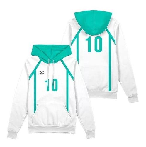 Moletom Uniforme Aoba Johsai Número 10 - Haikyuu