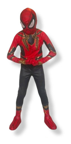 Disfraz Iron Spiderman Lycra No Way Home Niño Mod 3.3