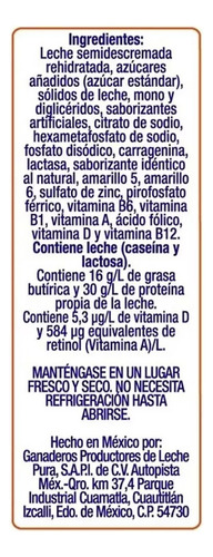 Leche Alpura Vaquitas Lechitas Sabor Vainilla 12 Pzs 190 Ml