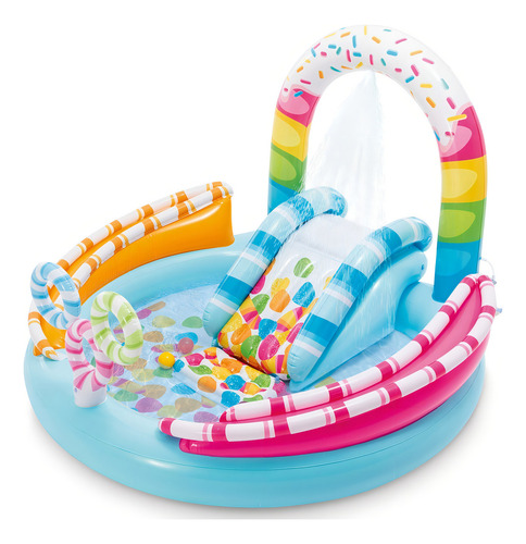 Piscina inflable Candy Fun de Intex para niños, 165 l