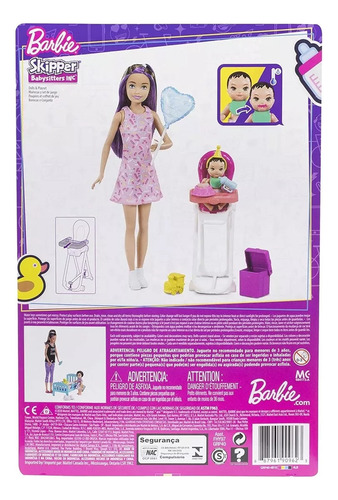 Barbie Skipper Babysistter Set De Cumpleaños Muñeca
