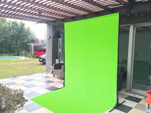 Fondo Infinito Croma Key Verde 2,40x2,00 Estructura Y Piso!!
