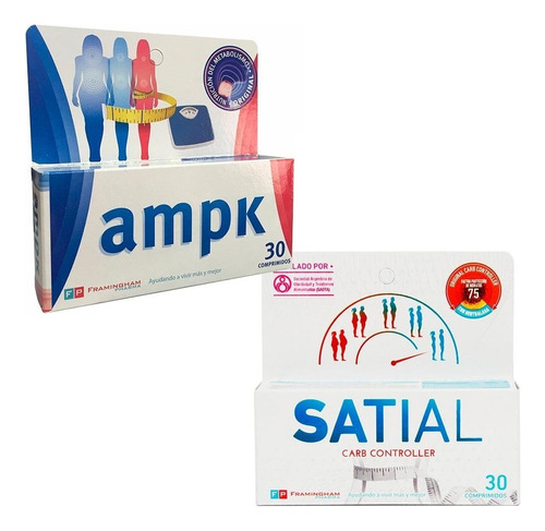 Combo Ampk + Satial X 30 Comprimidos Sabor Sin Sabor