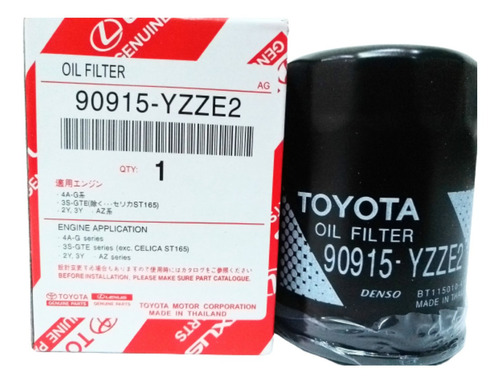 Filtro De Aceite Toyota 90915-yzze2 Corolla 1990- 2008