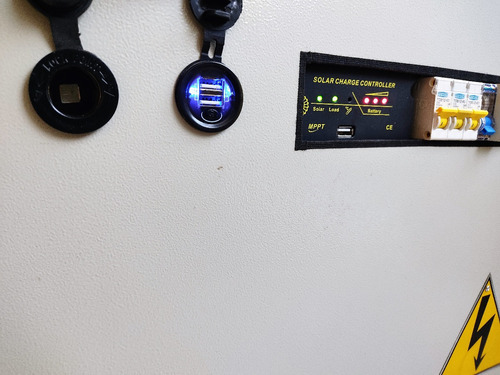 Kit Planta Panel Solar Monoperc Fv-500 Apto Minibar Nevera A