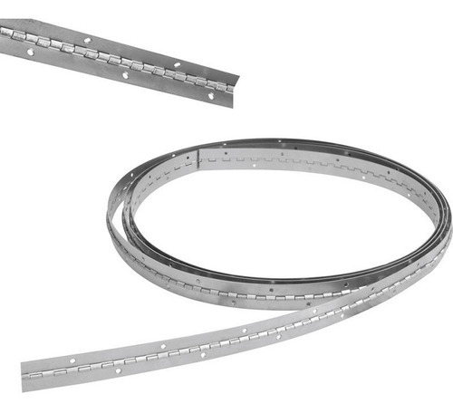 Bisagra Piano Barrenadas 1-1/4 X 1 M, Natural, En Caja Lock