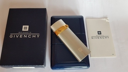 Encendedor Givenchy Original Mod 1501 Acero Y Enchapado