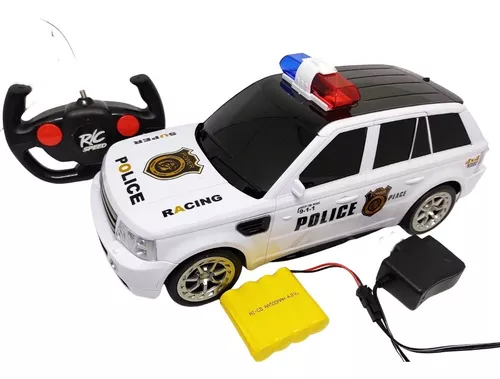 Carrinho Controle Remoto Policia Ranger Bateria