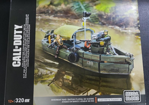 Mega Bloks - Call Of Duty Riverboat Raid - Raríssimo Lacrado