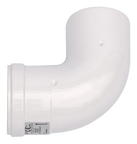 Imagen 2 de 2 de Codo Para Tiro Forzado Splendid Ducto 80 Mm