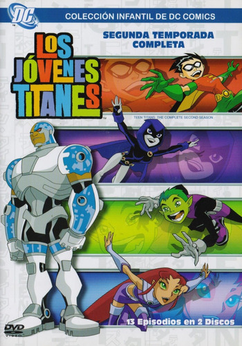 Los Jovenes Titanes Segunda Temporada 2 Dos Dvd