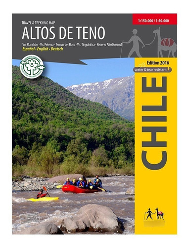 Zona Central - Mapa Trekking Chile / Altos De Teno