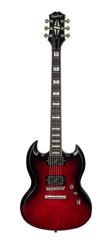 Guitarra Elétrica EpiPhone Sg Prophecy Red Tiger Aged Gloss