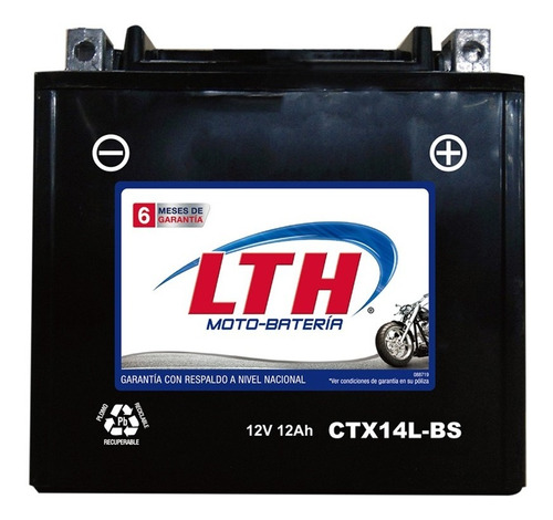 Moto Bateria Lth Agm Tipo Gel Libre Mantenimiento