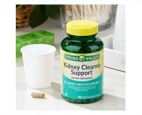 Spring Valley Detox & Cleanse Support C/90 cápsulas Veg Eua Sabor S/sabor