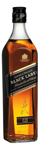 Pack De 4 Whisky Johnnie Walker Blend Black Label 750 Ml
