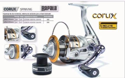 Carrete Rapala Corux 5000 8 Rod.mar/chinoc-jainelfishing