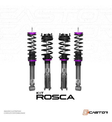 Kit Rosca Padrão  - Gol G5 - Castor