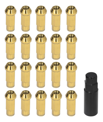 Chave De Roda Com Porcas Douradas, 20 Unidades, M12 X 1,5,