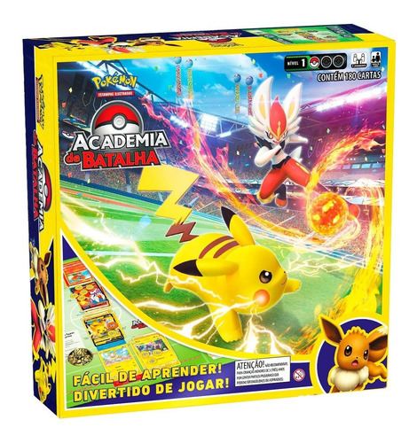 Cartas Pokemon Box Academia De Batalha Copag Português Tcg