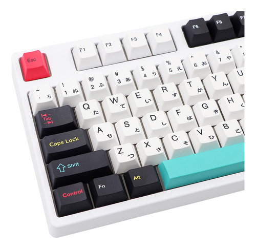 121 Chaves Diy Pbt Key Caps Keycaps Para Gk61 64 84 Japonês