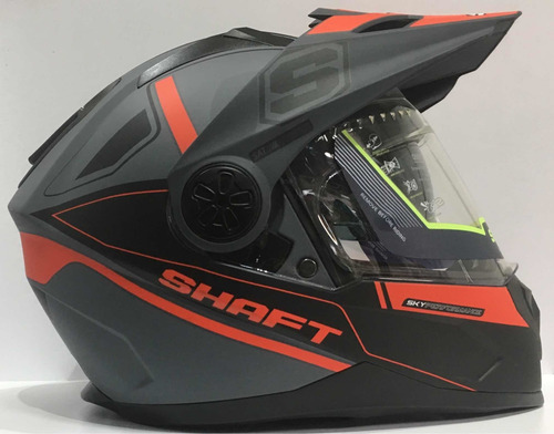 Casco Moto Shaft 570 Certificado Ece 2205 Doble Visor Mate