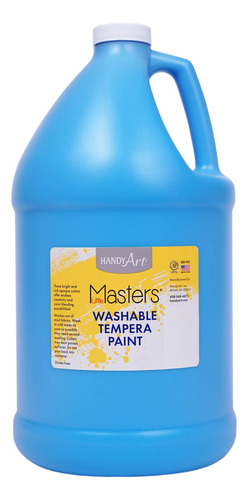 Pintura De Témpera Lavable Azul Claro Galón 128 Onzas