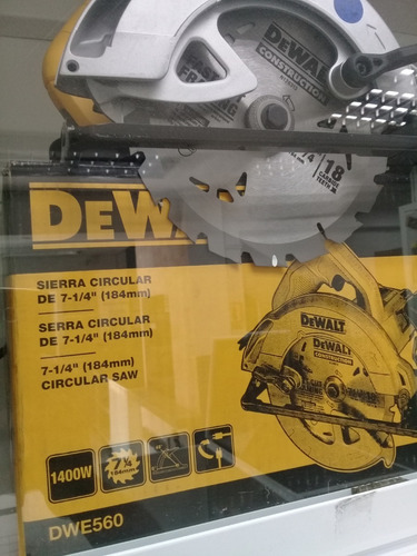 Sierra Circular Dewalt 7-1/4 Dw560