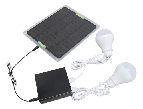 Carpa Led Recargable Portátil Con Bombillas Solares Exterior