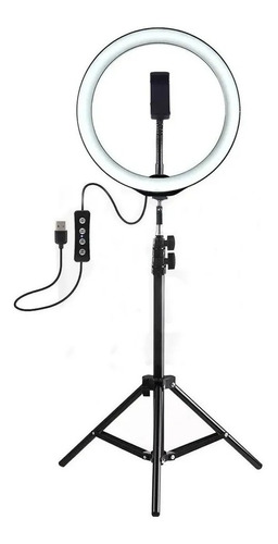 Tripode Aro De Luz 2 Metros Profesional Selfie Tiktok 26cm