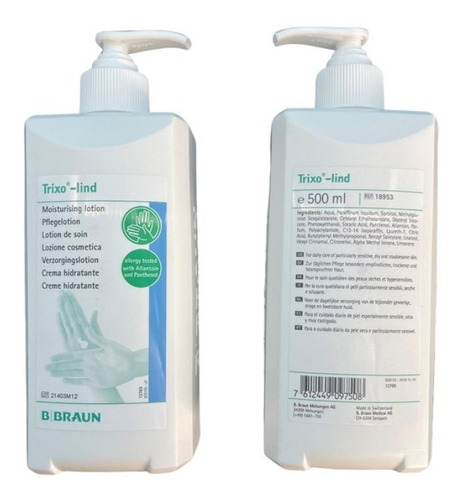 Crema Hidratante Trixo -lind 500 Ml B Braun 
