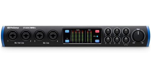 Presonus Studio1810c Placa Audio Interface Midi Usb Daw